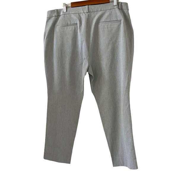Banana Republic NEW Sloan Curvy Fit Trousers/Slacks In Heather Gray Size 18 NWT - Picture 6 of 12